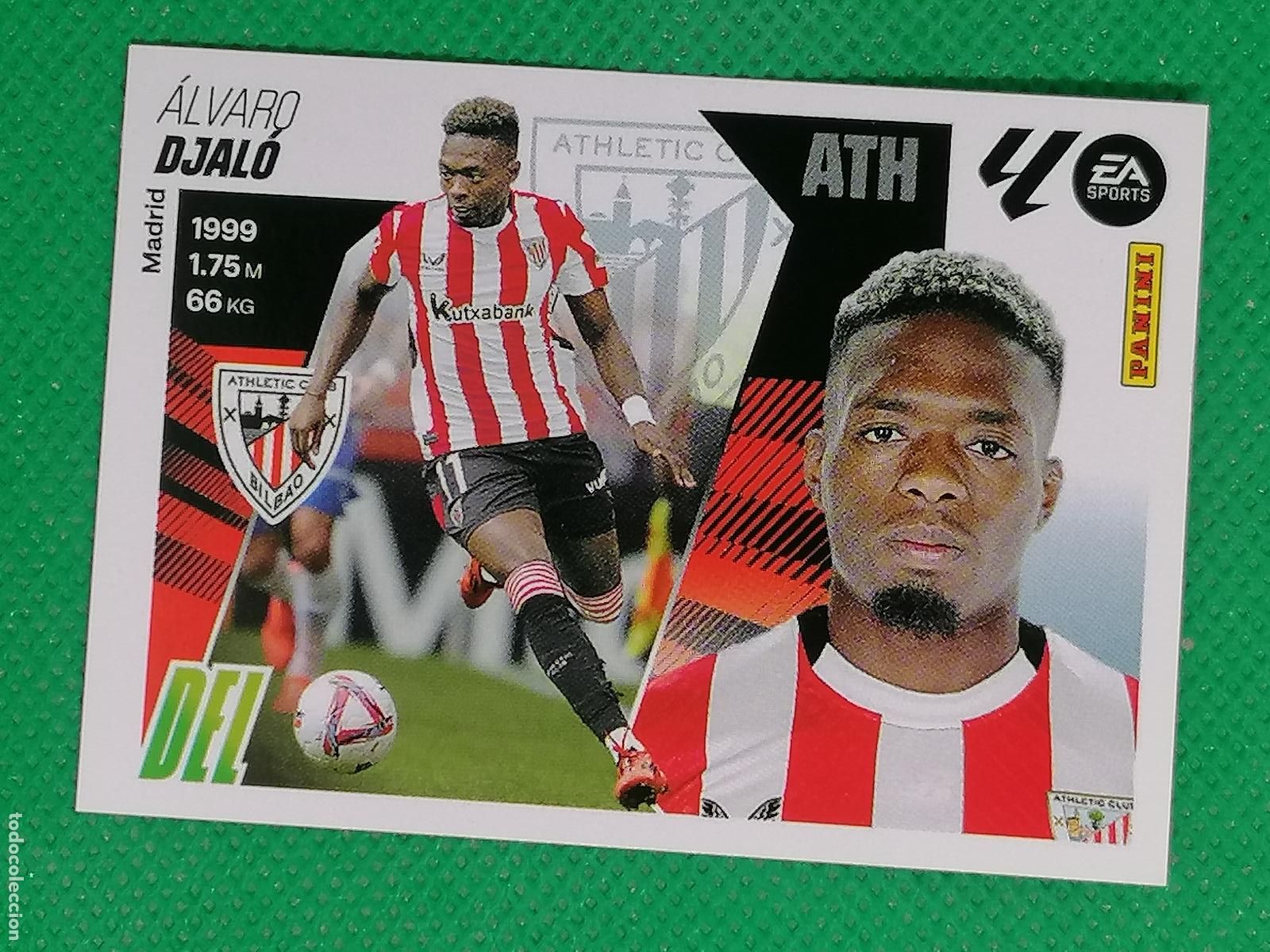 Cromos de F&uacute;tbol: 17 B 17B ALVARO DJALO ATHLETIC BILBAO ⚽ PANINI LIGA ESTE 25 26 2025 2026 ⚽