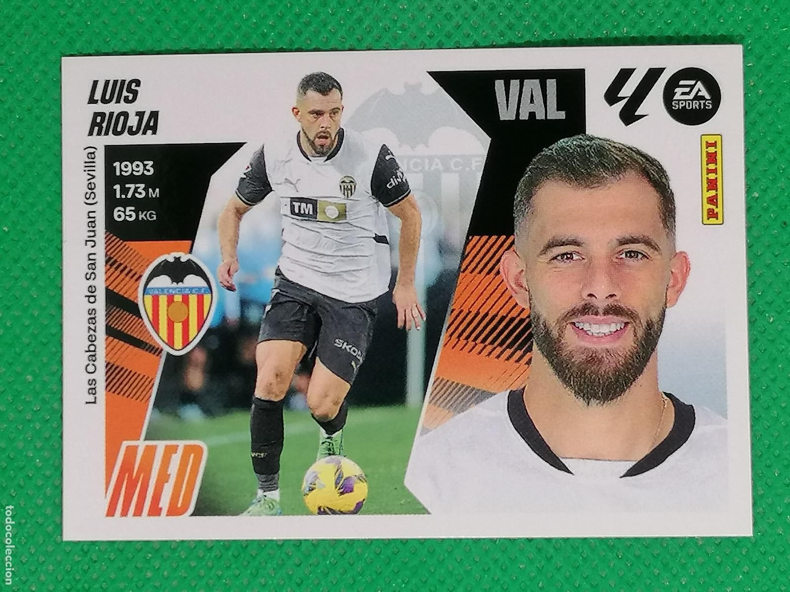 Fu&szlig;ball-Sticker: 16 LUIS RIOJA VALENCIA ⚽ PANINI LIGA ESTE 25 26 2025 2026 ⚽