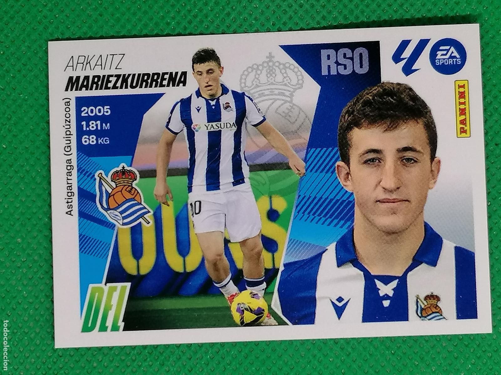 Football Stickers: 19 ARKAITZ MARIEZKURRENA REAL SOCIEDAD ⚽ PANINI LIGA ESTE 25 26 2025 2026 ⚽