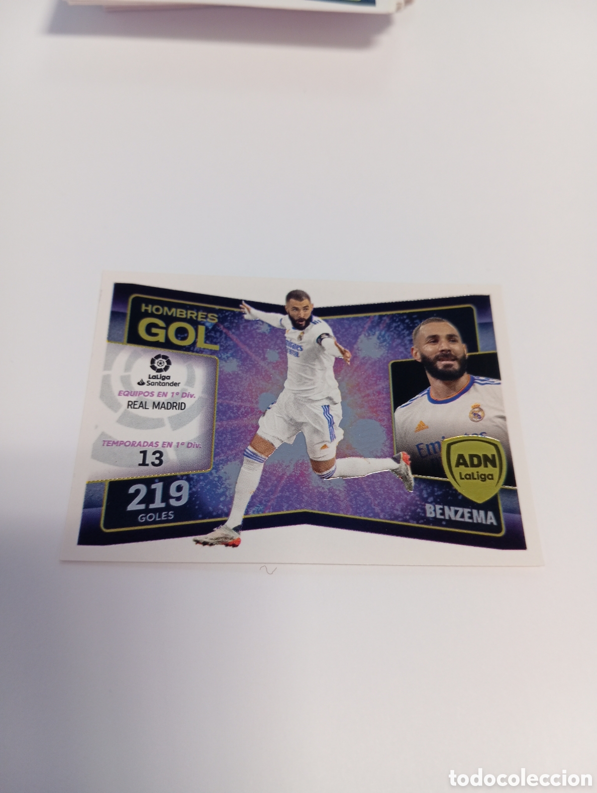 Cromos de F&uacute;tbol: HOMBRES GOL Benzema 3 LIGA 22-23 ESTE 2022 2023 PANINI