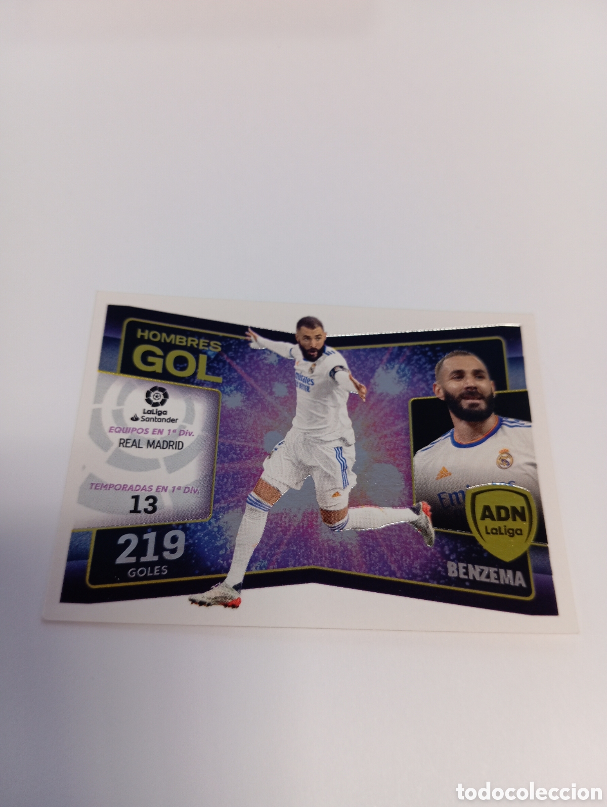 Cromos de F&uacute;tbol: HOMBRES GOL Benzema 3 LIGA 22-23 ESTE 2022 2023 PANINI