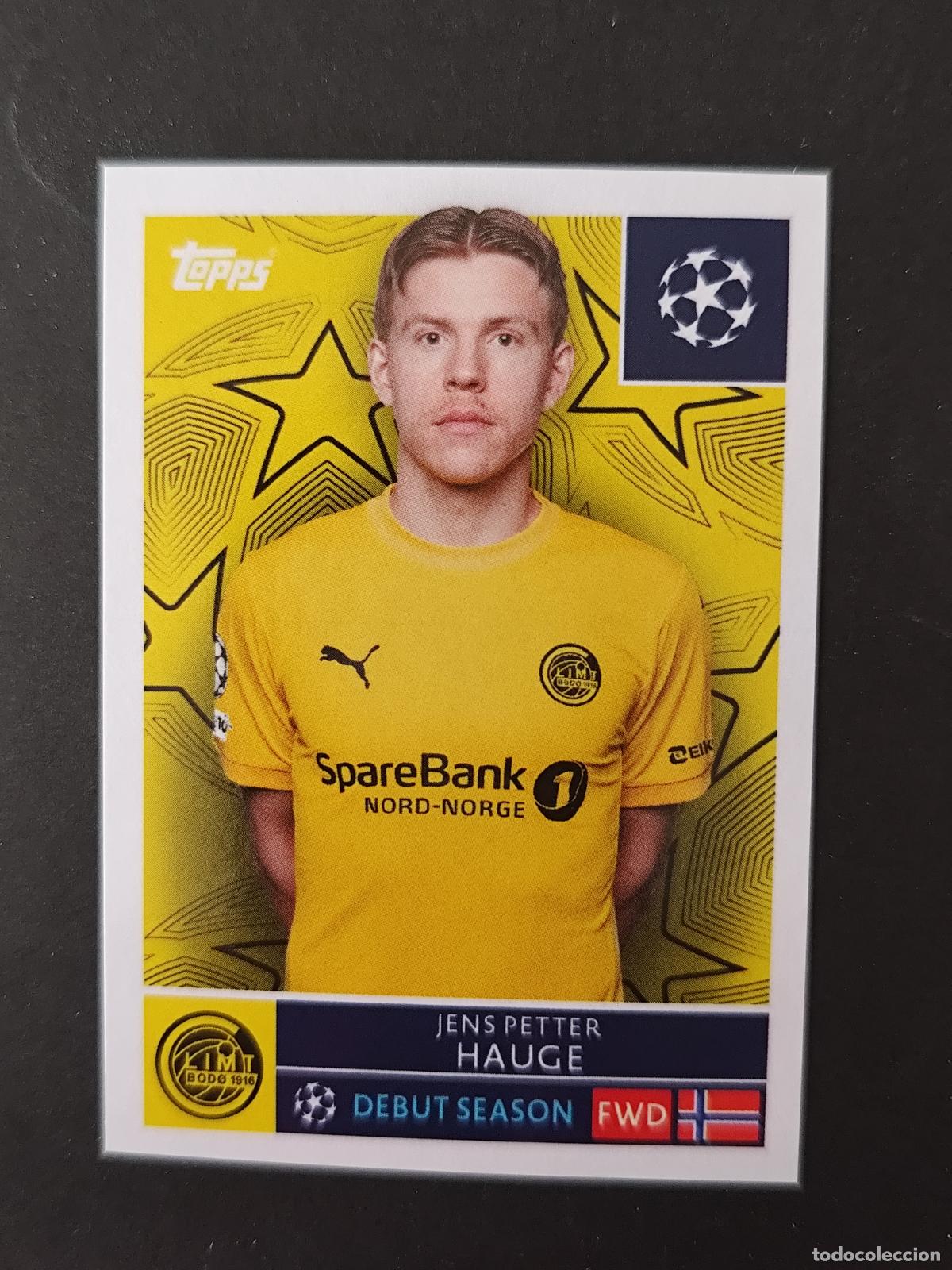 Cromos de Futebol: 527 JENS PETER HAUGE BOD&Oslash; GLIMT STICKER CHAMPIONS LEAGUE 2025 2026 25 26 TOPPS