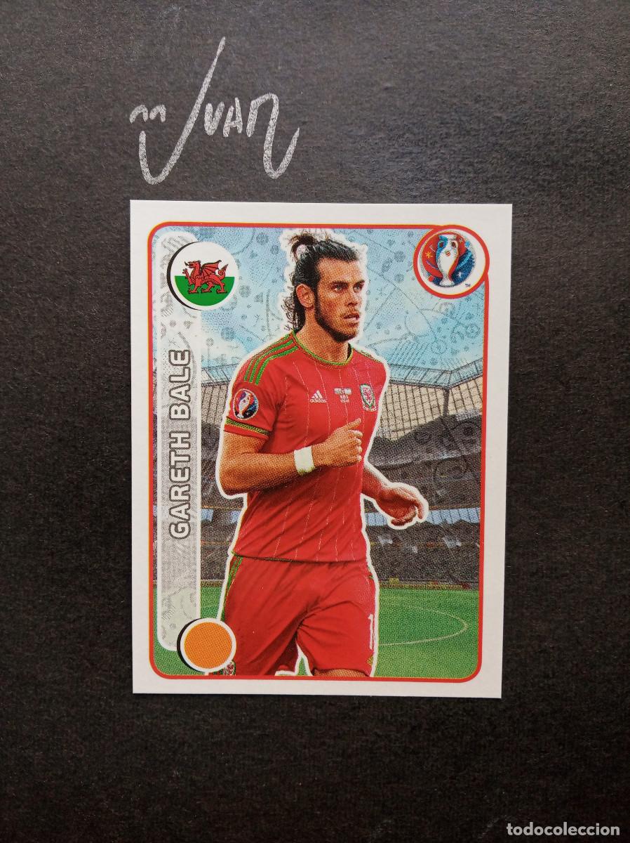Figurine di Calcio: N&ordm; 201 GARETH BALE GALES WALES MADRID ⚽ PANINI &reg; UEFA EURO FRANCIA 2016 EUROCOPA 16 SIN PEGAR NUEVO