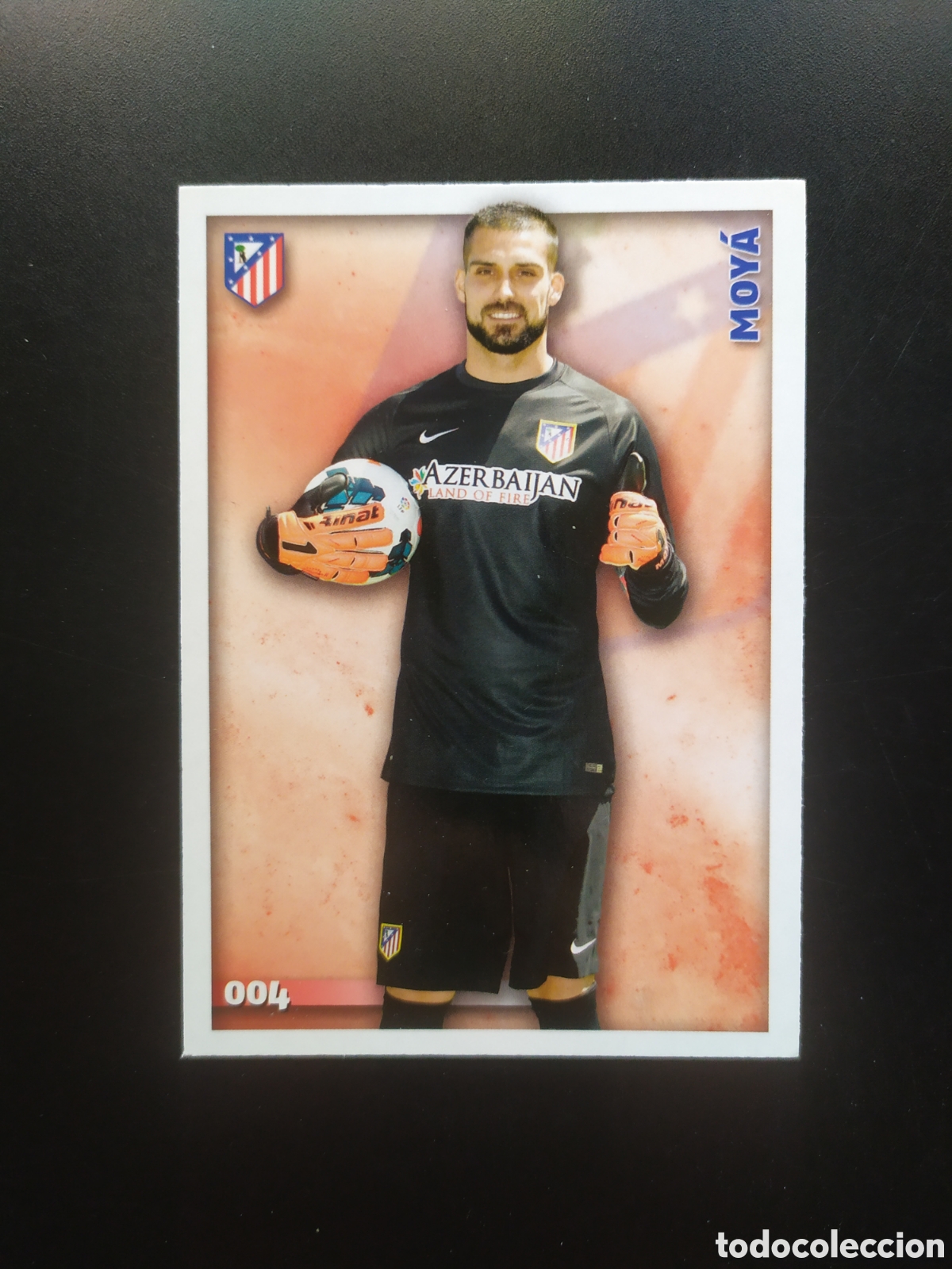 Cromos de Futebol: Mundicromo fichas Liga 2014 2015 14 15 Moya n&deg; 4 Atl&eacute;tico Madrid