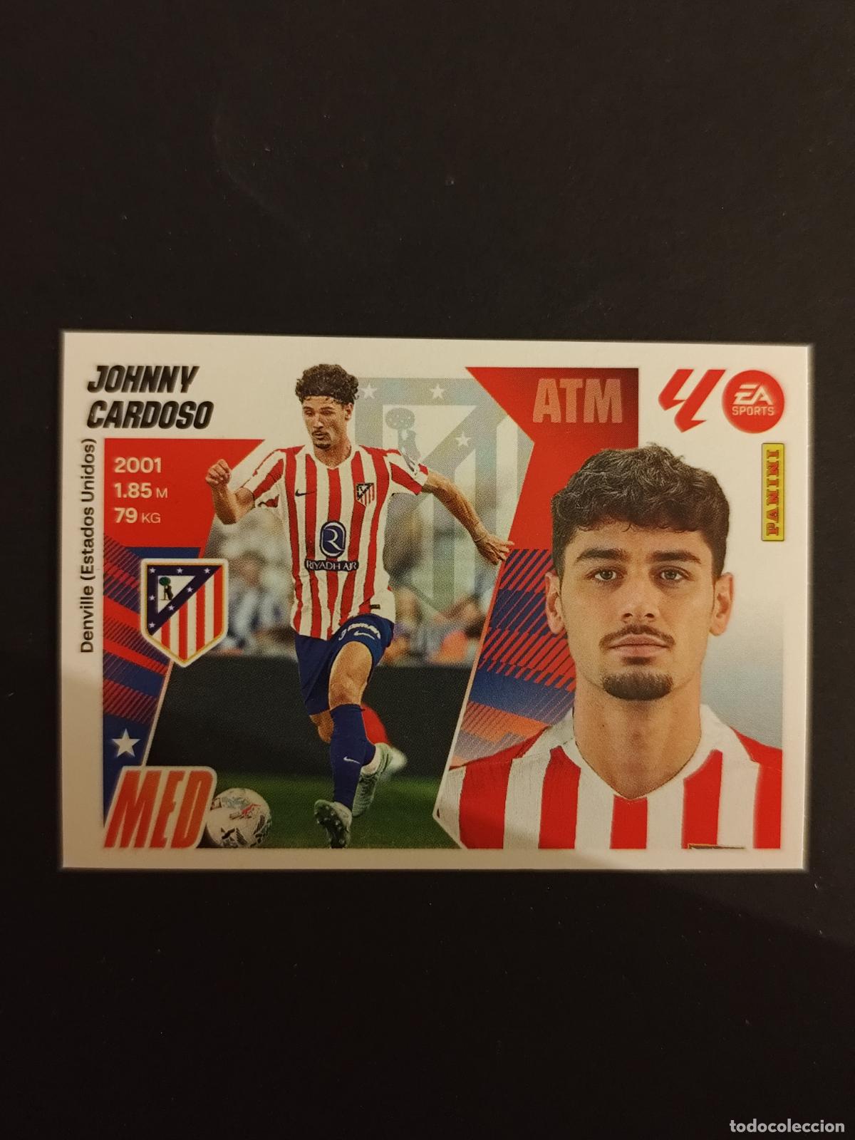 Cromos de F&uacute;tbol: 16 JONNY CARDOSO ATL&Eacute;TICO MADRID LIGA ESTE 2025 2026 25 26 PEDIDO M&Iacute;NIMO 2&euro;