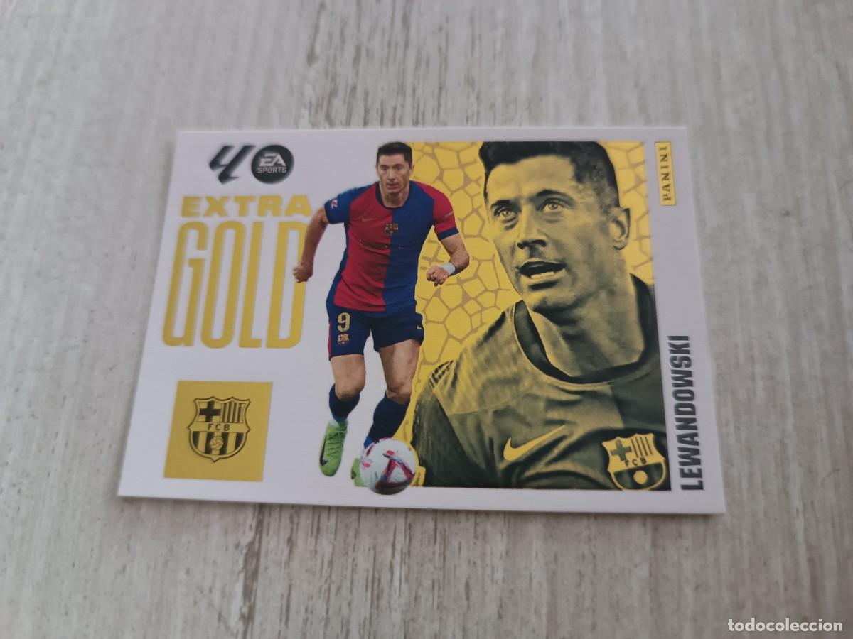 Cromos de F&uacute;tbol: LEWANDOWSKI EXTRA GOLD LIGA ESTE 2025 2026 25 26. NUNCA PEGADO