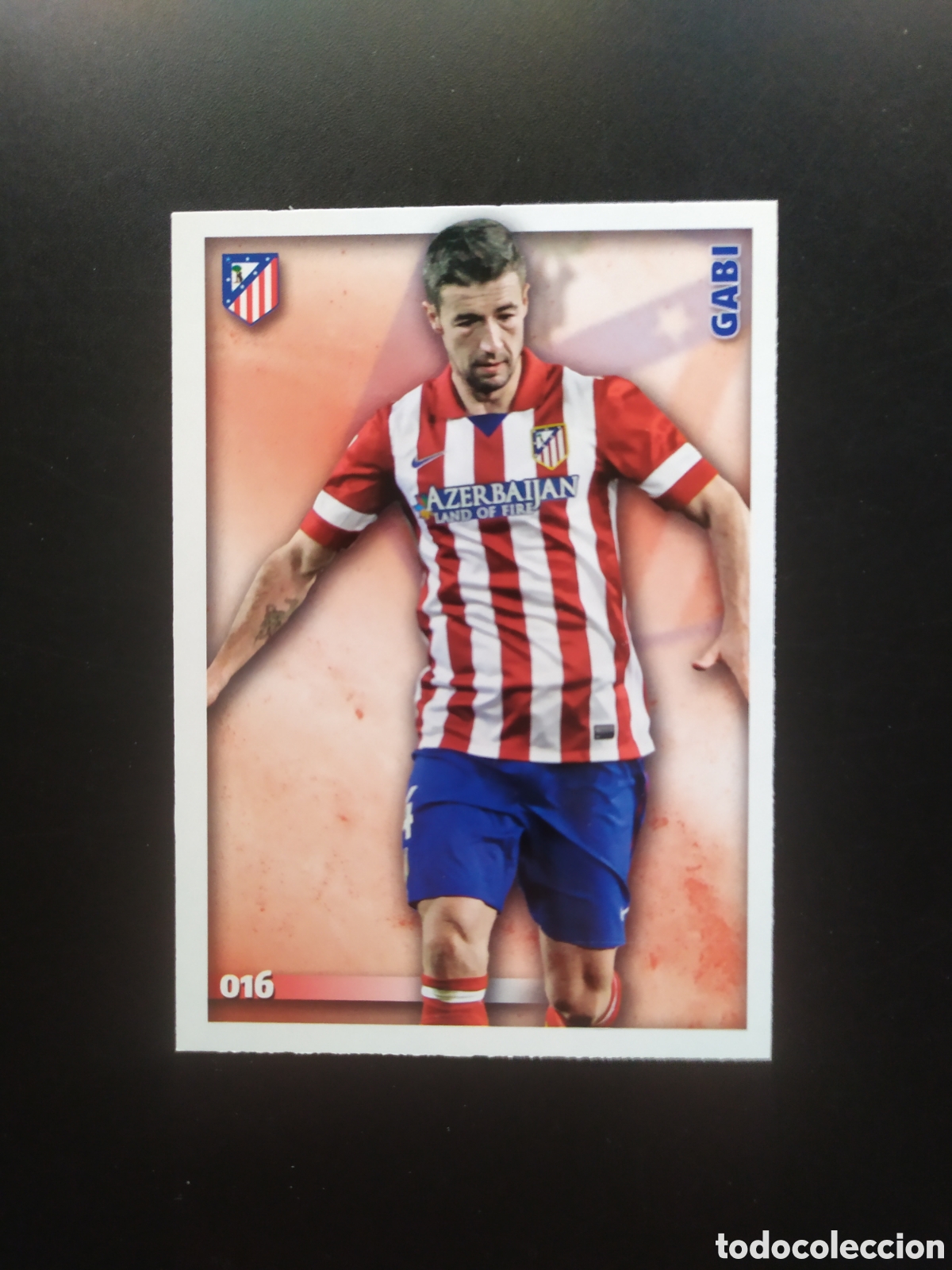 Fu&szlig;ball-Sticker: Mundicromo fichas Liga 2014 2015 14 15 Gabi n&deg; 16 Atl&eacute;tico Madrid