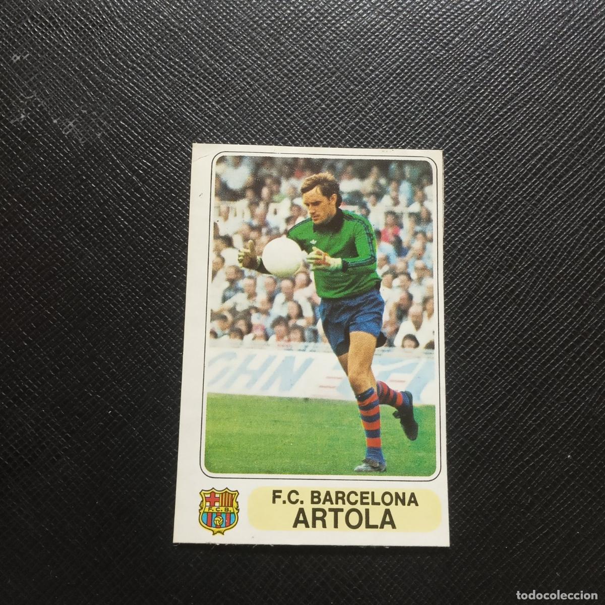 Fu&szlig;ball-Sticker: ARTOLA BARCELONA PACOSA 1977 1978 CROMO FUTBOL LIGA 77 78 - DESPEGADO - A88 PG40