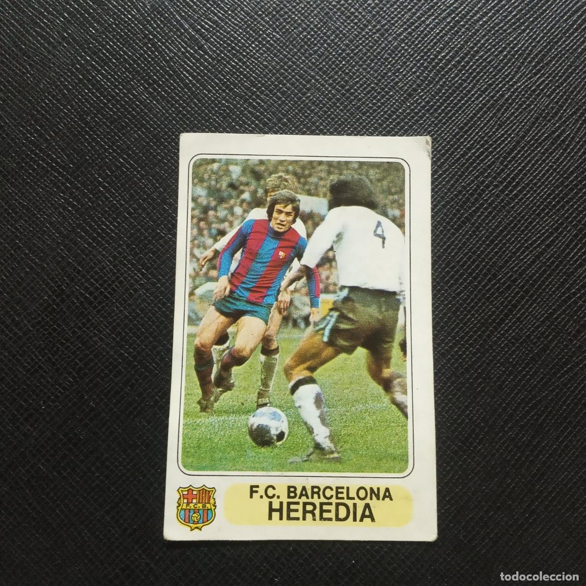 Fu&szlig;ball-Sticker: HEREDIA BARCELONA PACOSA 1977 1978 CROMO FUTBOL LIGA 77 78 - DESPEGADO - A88 PG44