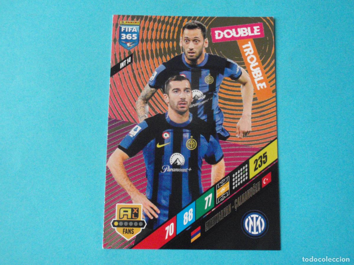 Figurine di Calcio: INT 14 MKHITARYAN - &Ccedil;ALHANOGLU Inter. Trading Card ADRENALYN XL FIFA 365. 2023 2024 PANINI. 23 24
