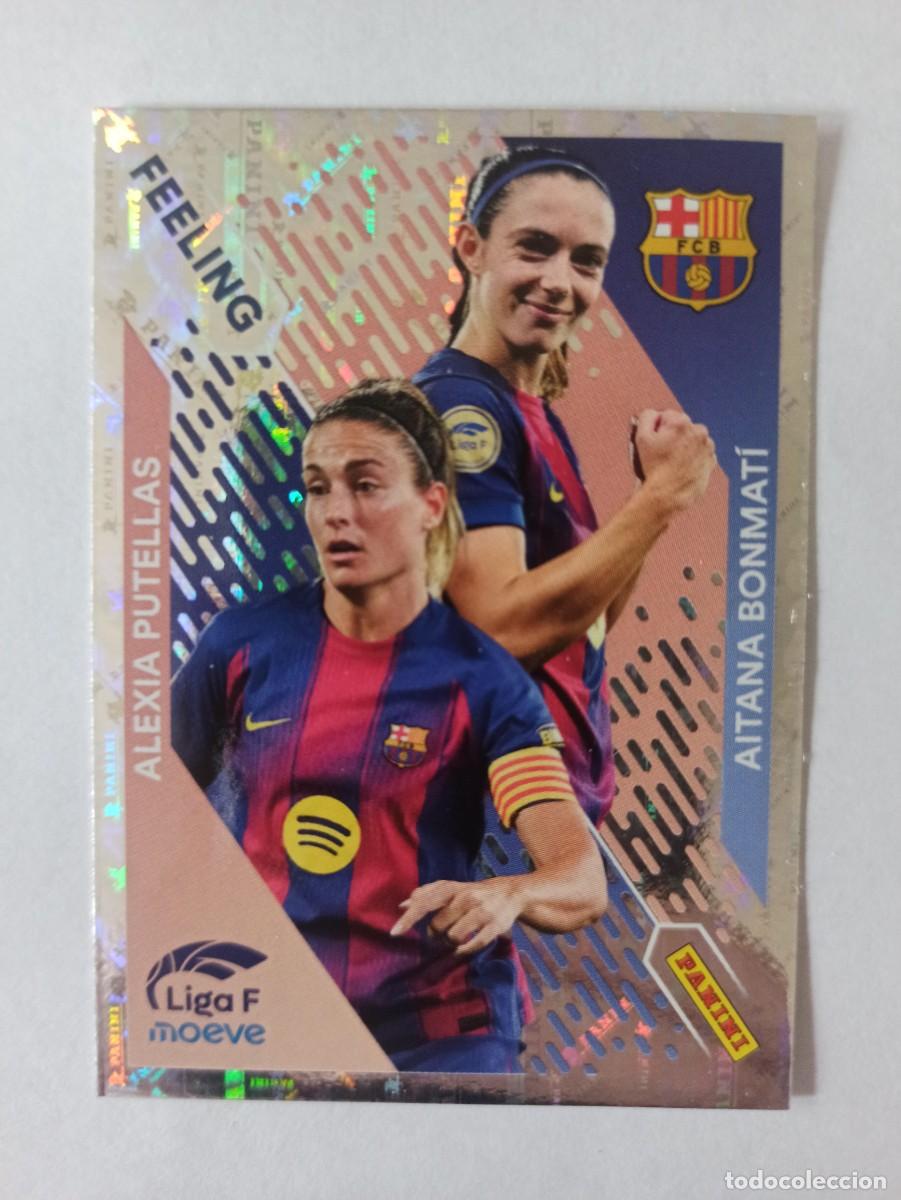 Fu&szlig;ball-Sticker: CROMO 364 AITANA BONMAT&Iacute; ALEXIA PUTELLAS BARCELONA BAR&Ccedil;A - LIGA F FEMENINA PANINI 2025 2026 25 26