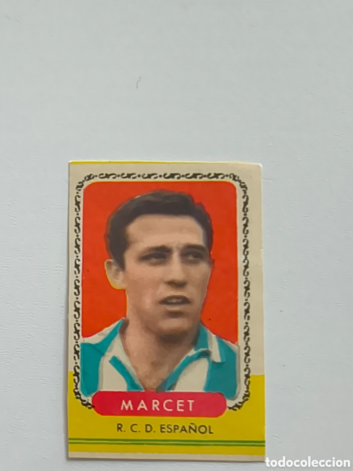 Fu&szlig;ball-Sticker: Cromo de Marcet del Espa&ntilde;ol (sin n&uacute;mero), Campeones Bruguera 1955 1956