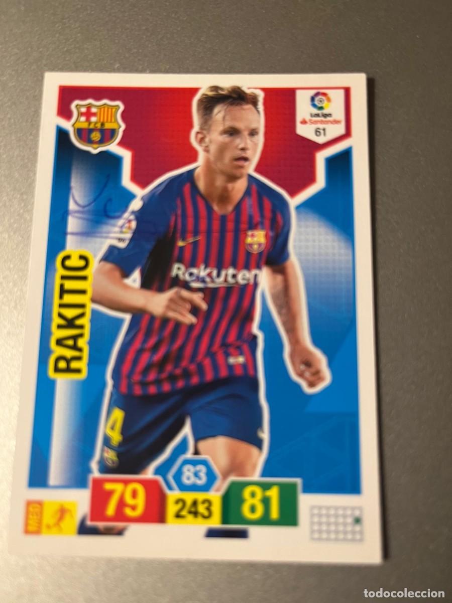Figurine di Calcio: 61 RAKITIC BARCELONA LIGA 18 19 ADRENALYN