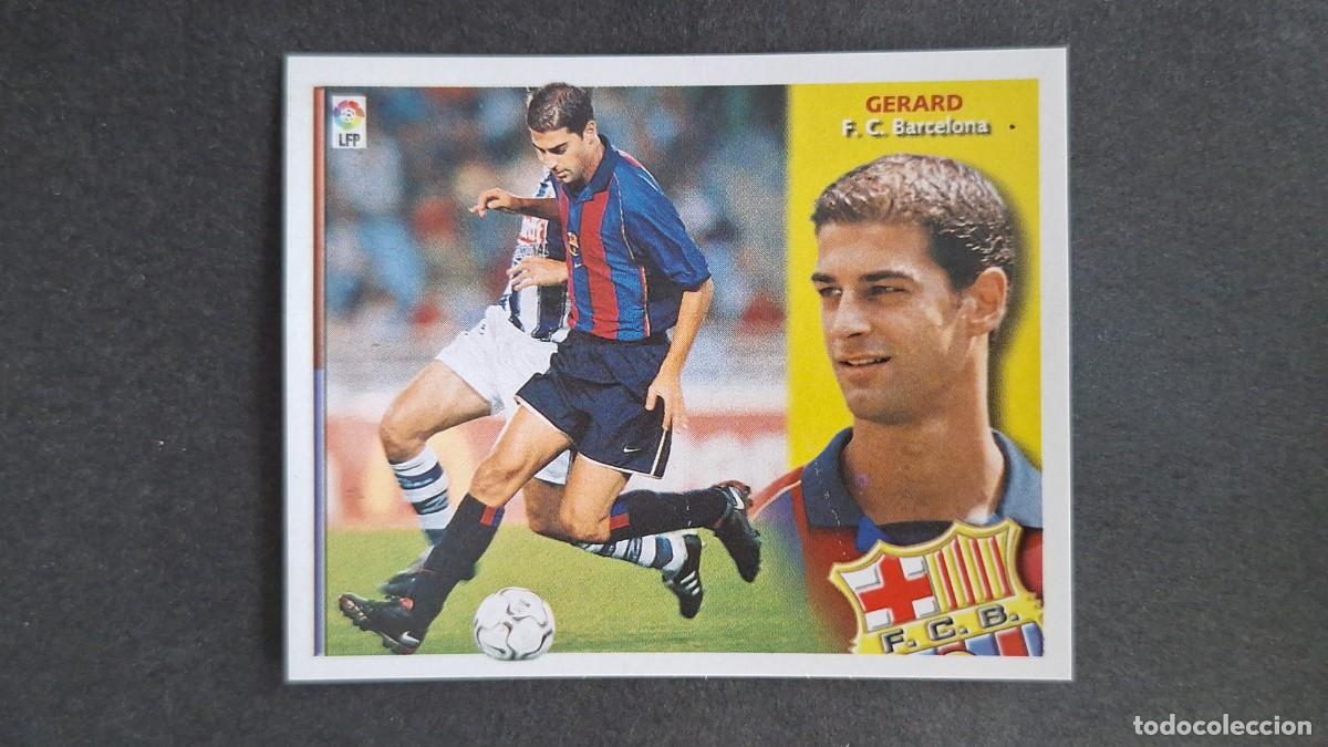 Figurine di Calcio: L3 GERARD F. C. BARCELONA LIGA ESTE 2002/2003 02 03 NUNCA PEGADO SIN PEGAR