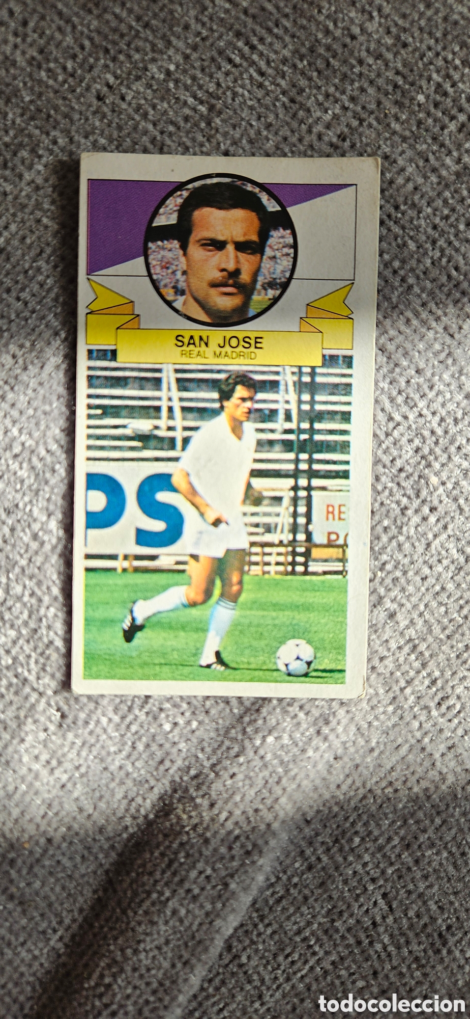 Cromos de Futebol: San jose real Madrid sin publicidad &eacute;ste 1985 1986 85 86