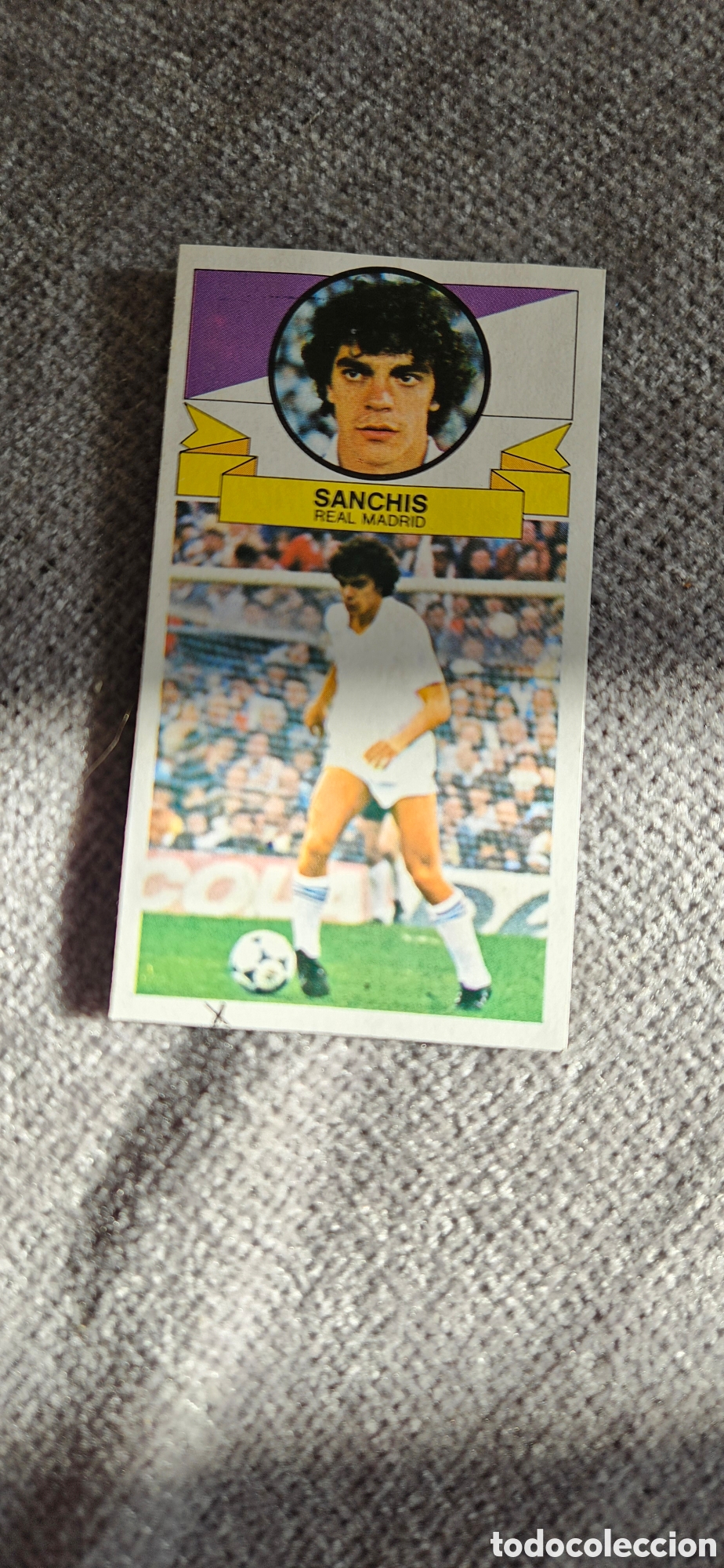 Cromos de Futebol: Sanchis real Madrid este 1985 1986 85 86 sin publicidad