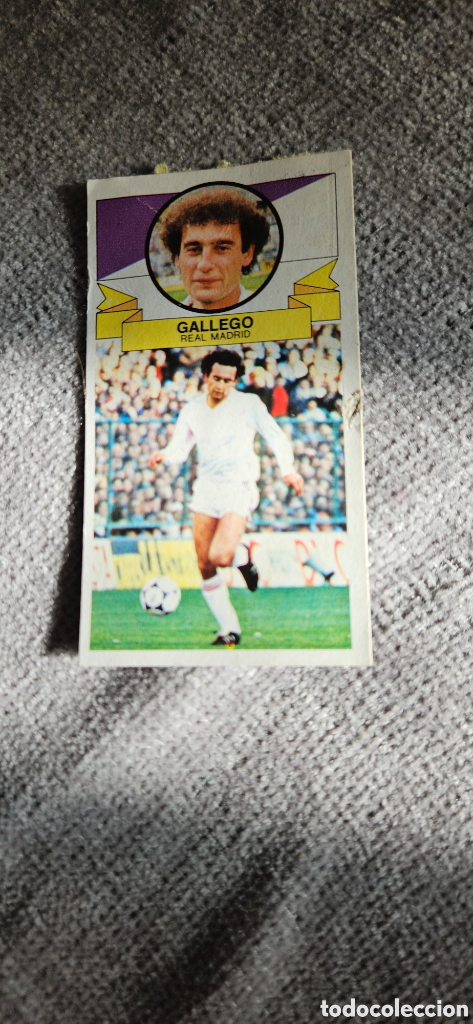 Cromos de Futebol: Gallego real Madrid este 1985 1986 85 86 sin publicidad