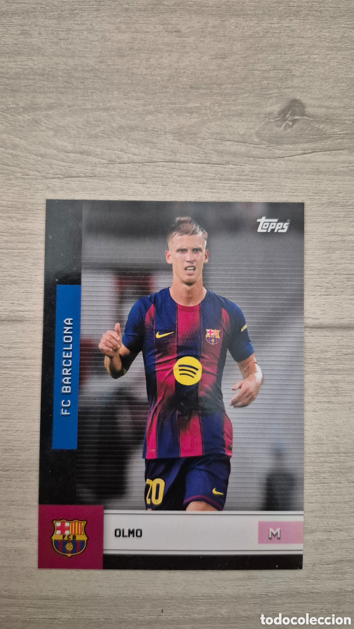 Football Stickers: Olmo Team Set FC Barcelona