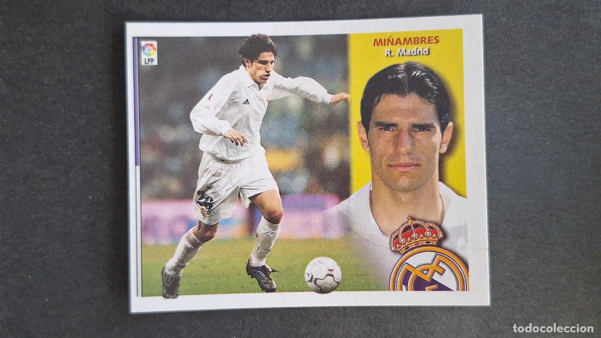 Fu&szlig;ball-Sticker: L3 MI&Ntilde;AMBRES REAL MADRID LIGA ESTE 2002/2003 02 03 NUNCA PEGADO SIN PEGAR