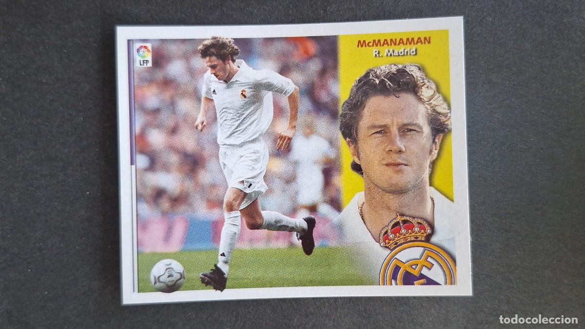 Fu&szlig;ball-Sticker: L3 McMANAMAN REAL MADRID LIGA ESTE 2002/2003 02 03 NUNCA PEGADO SIN PEGAR