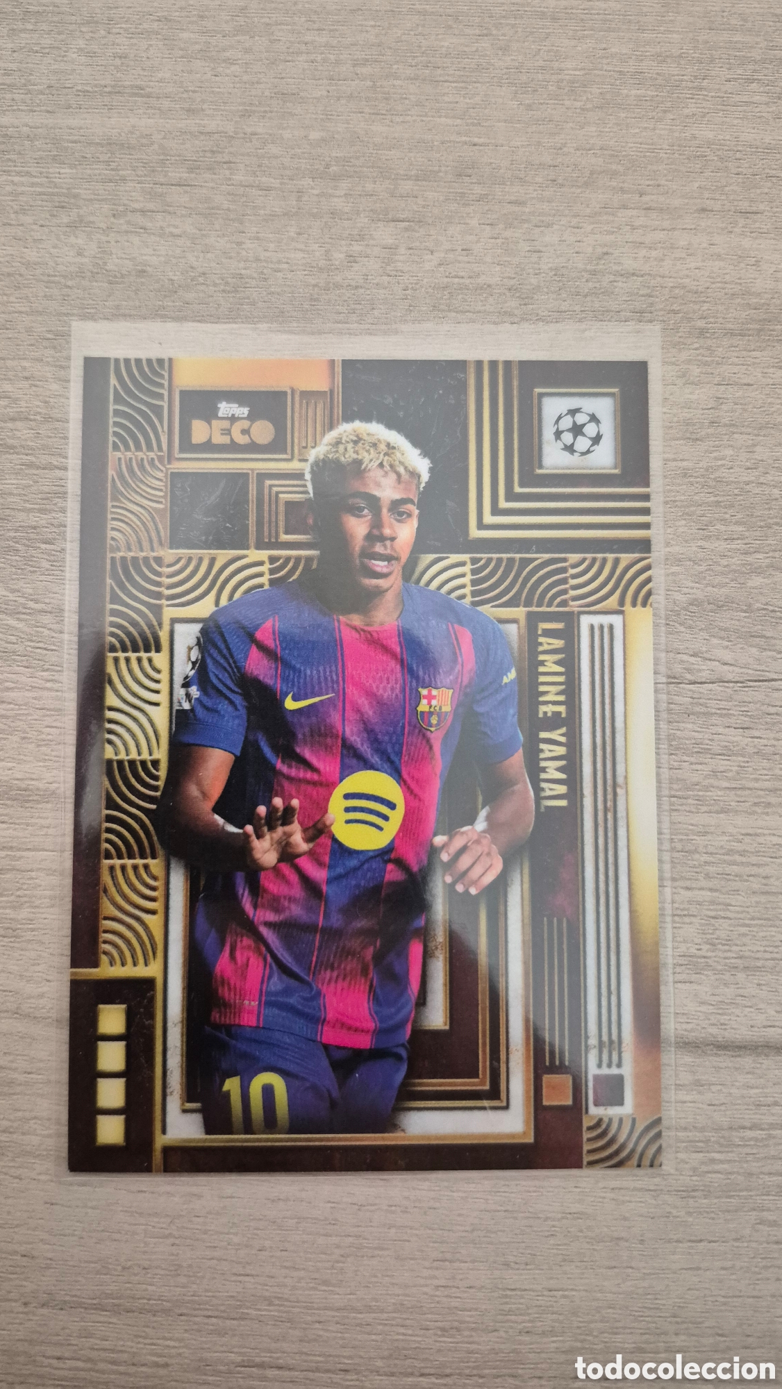Cromos de F&uacute;tbol: Lamine Yamal Topps Deco 2025