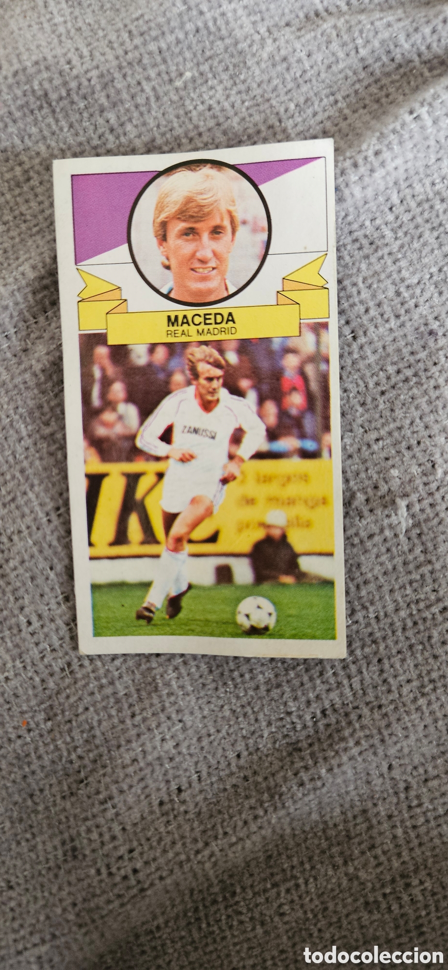 Cromos de F&uacute;tbol: Maceda real Madrid fichaje este 1985 1986 85 86