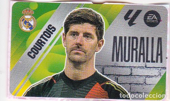 Cromos de F&uacute;tbol: ESTE 2025-26 - CROMOS CHICLE LIGA - MURALLA - COURTOIS - SIN PEGAR - (A-16)