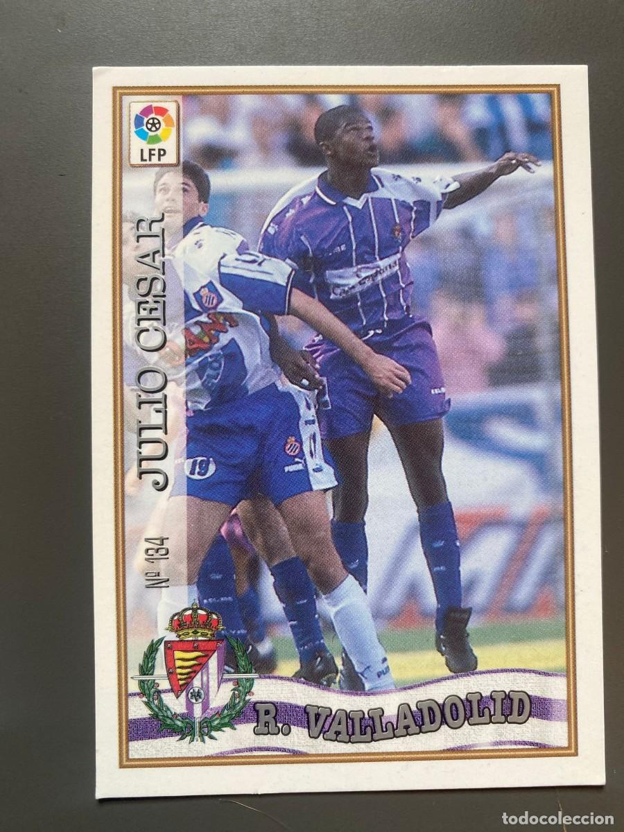 Cromos de F&uacute;tbol: CROMO 134 JULIO CESAR VALLADOLID FUTBOL MUNDICROMO LAS FICHAS DE LA LIGA 1997 1998 97 98