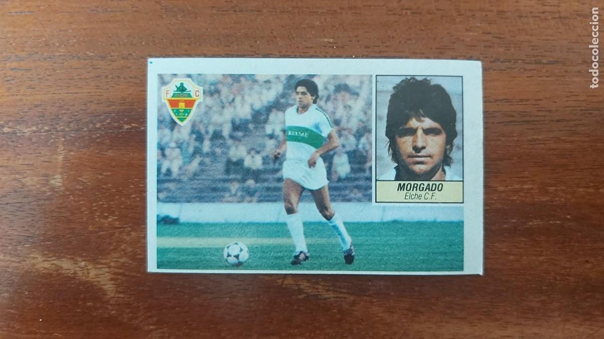 Figurine di Calcio: MORGADO ( ELCHE C.F. ) - ESTE LIGA 84/85 - Fichaje 21 nuevo, perfecto, doble cromo (2)