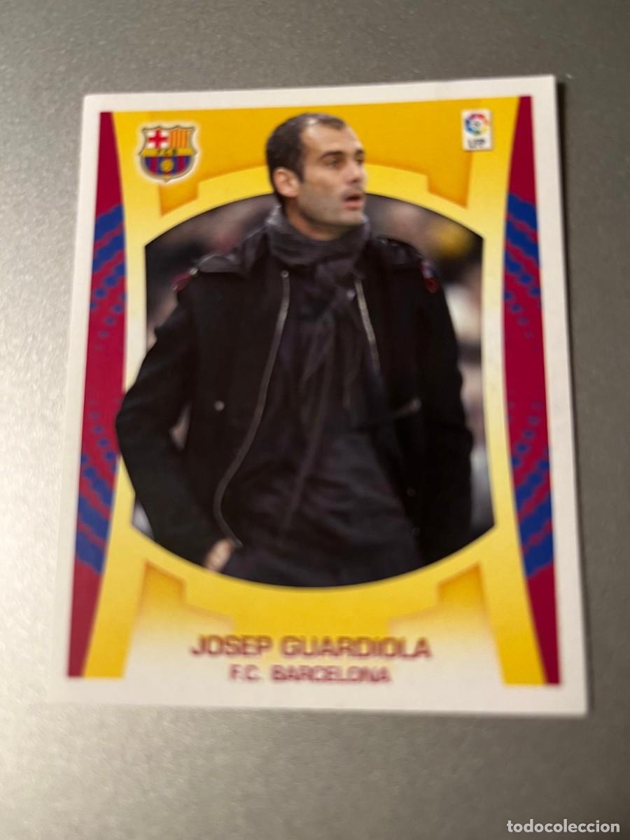 Fu&szlig;ball-Sticker: cromo entrenador del F.C. Barcelona Josep Guardiola ESTE liga 09 10