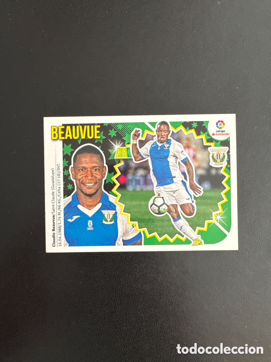 Figurine di Calcio: BEAUVUE LEGANES N&Uacute;MERO 16B LIGA ESTE 2018 2019