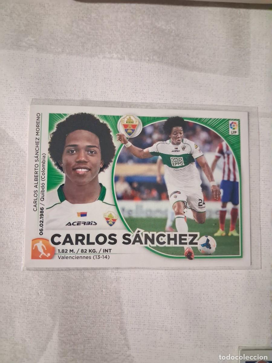 Figurine di Calcio: Ediciones Este Liga 2014-2015 14-15 Elche CF 9 Carlos Sanchez