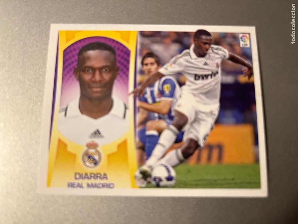 Fu&szlig;ball-Sticker: N&ordm; 9 B DIARRA REAL MADRID ESTE LIGA 09 10