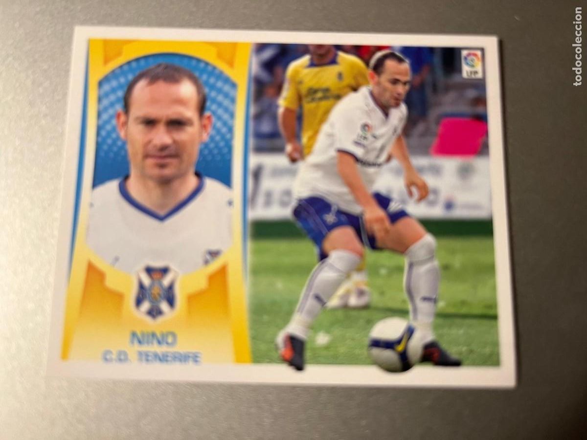 Figurine di Calcio: N&ordm; 16 NINO C.D. TENERIFE ESTE LIGA 09 10