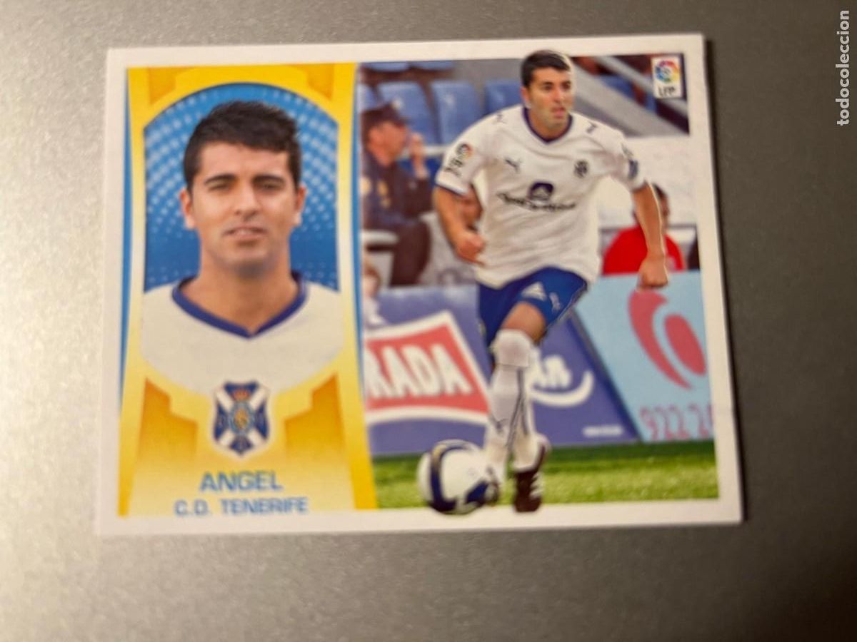 Fu&szlig;ball-Sticker: N&ordm; 15 ANGEL C.D. TENERIFE ESTE LIGA 09 10