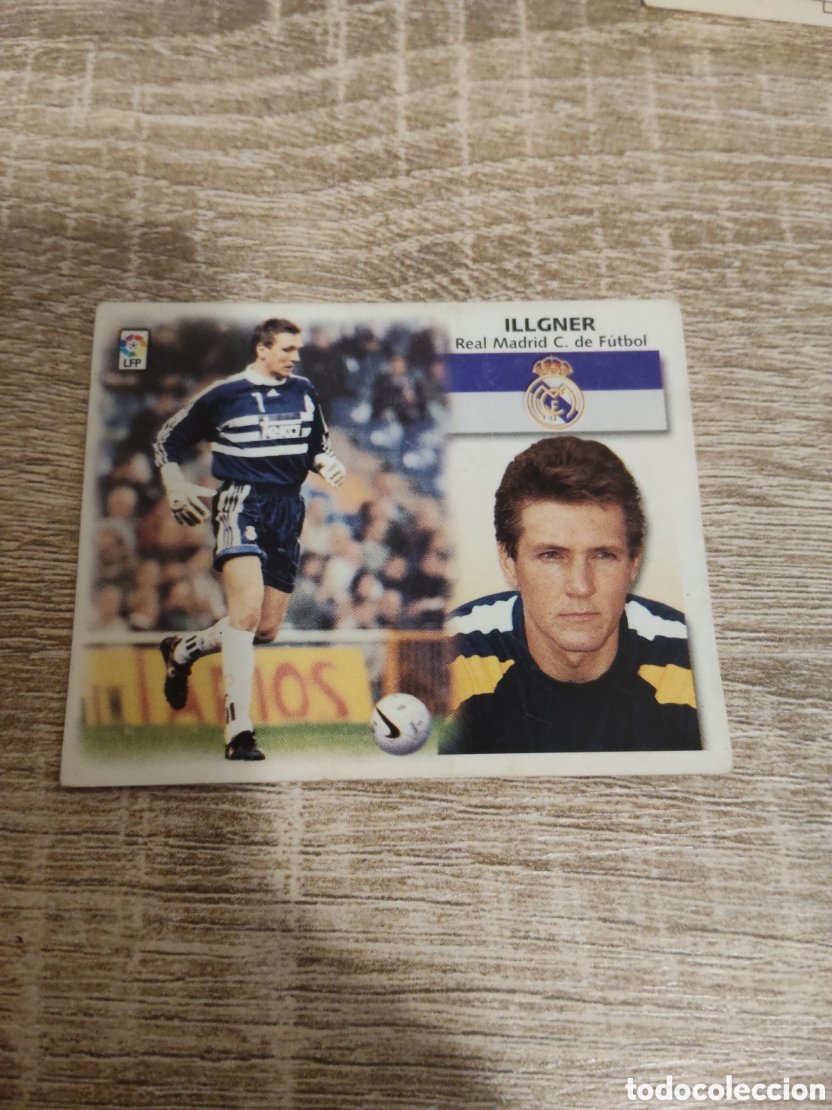Cromos de f&uacute;tbol: Illgner Real Madrid liga 1999 2000 99 00 ediciones este