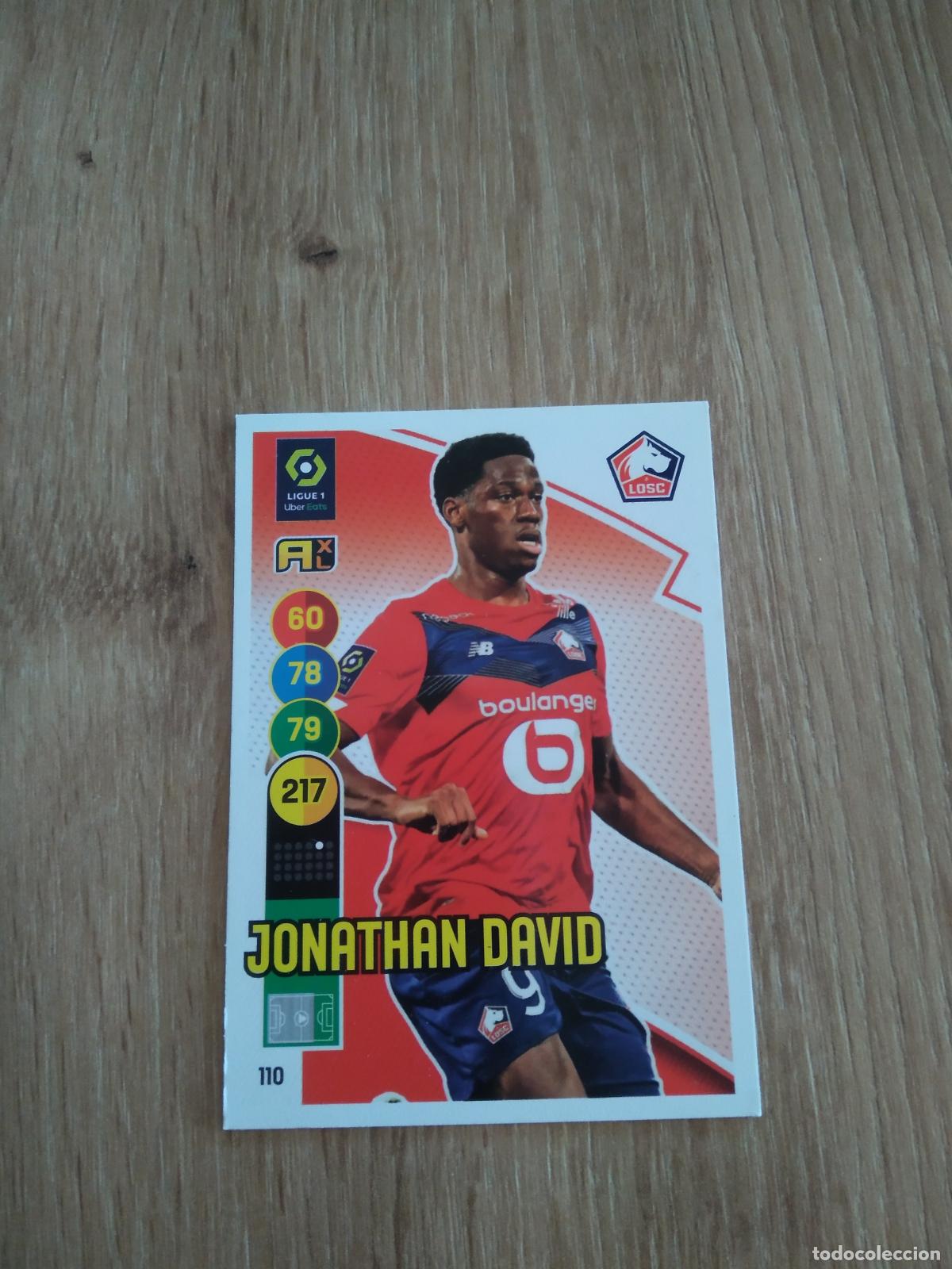 Fu&szlig;ball-Sticker: 110 JONATHAN DAVID LOSC LILLE CROMO FUTBOL PANINI LIGUE 1 FOOT 21-22 LIGA FRANCIA 2021-2022