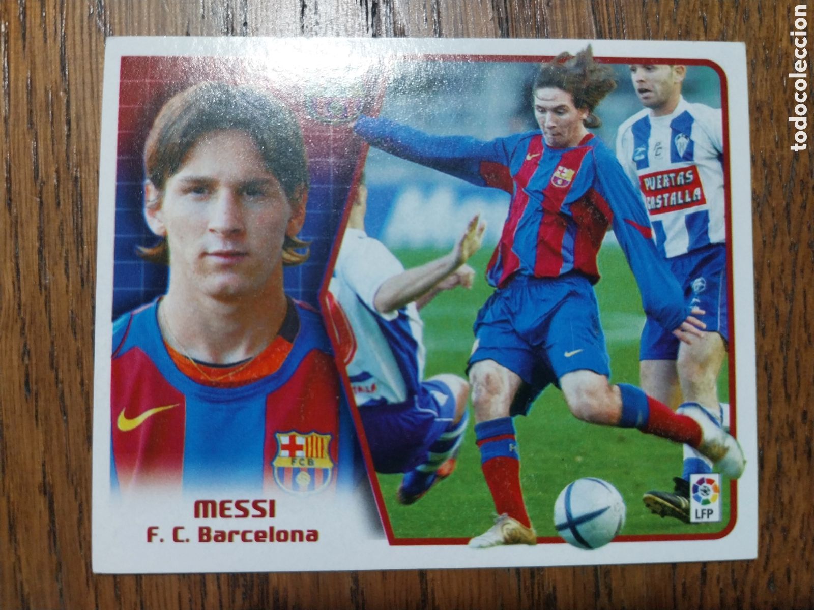 Cromos de F&uacute;tbol: MESSI LIGA ESTE 2005- 06 . BUEN ESTADO