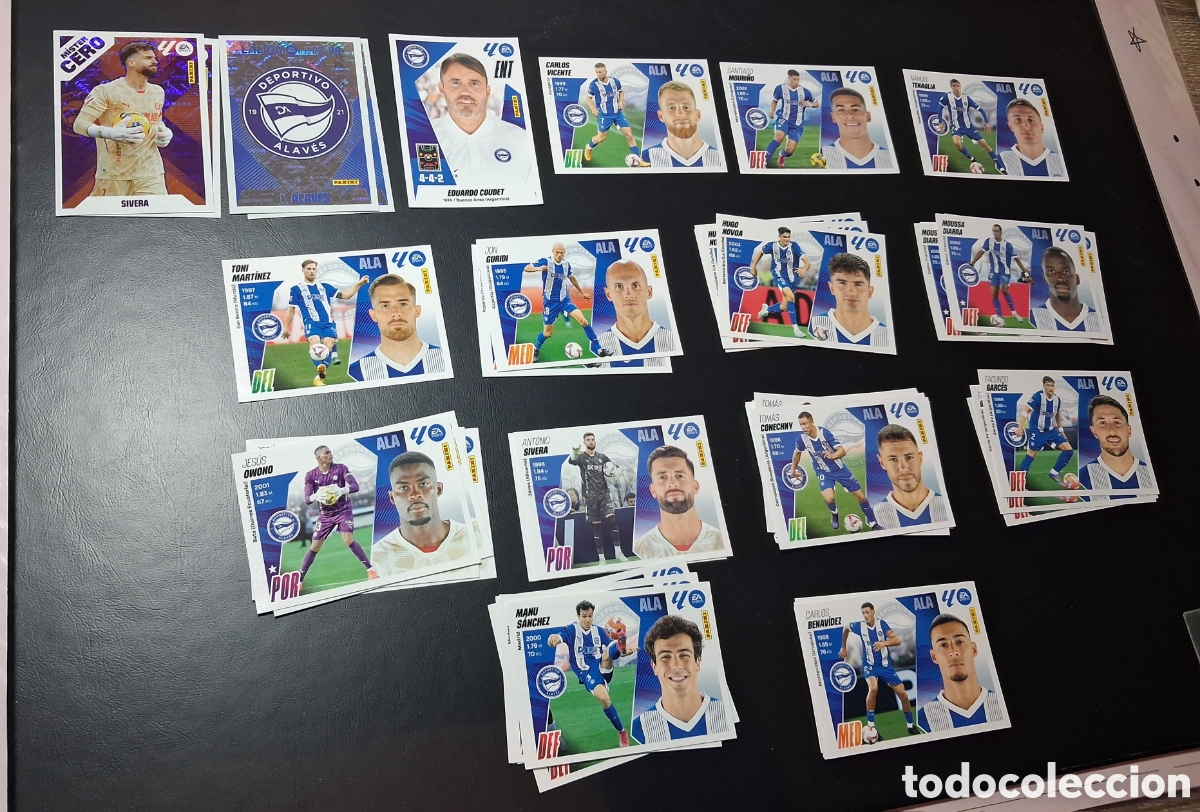 Figurine di Calcio: LOTE STICKERS ALAV&Eacute;S LIGA ESTE 25-26