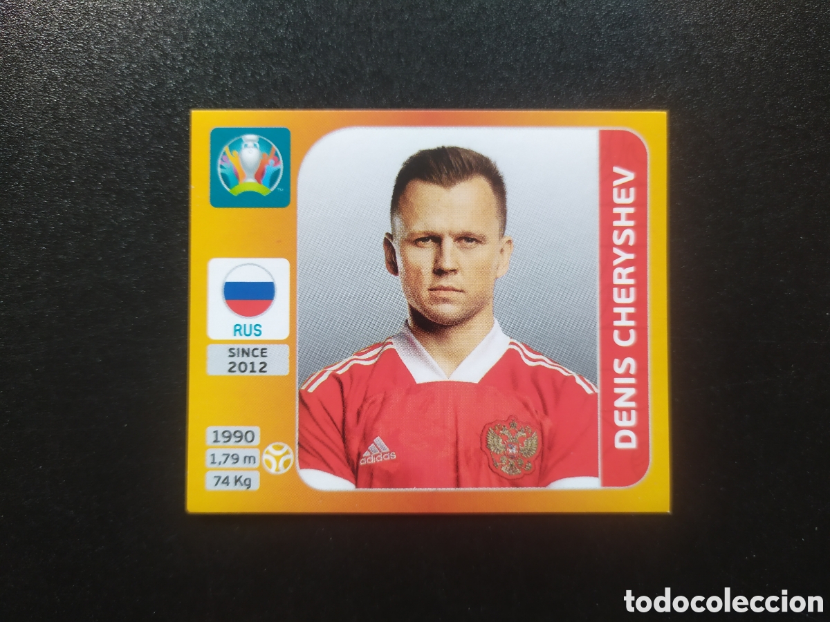 Cromos de Futebol: UEFA euro 2020 tournament edition panini Cheryshev n&deg; 219 Rusia