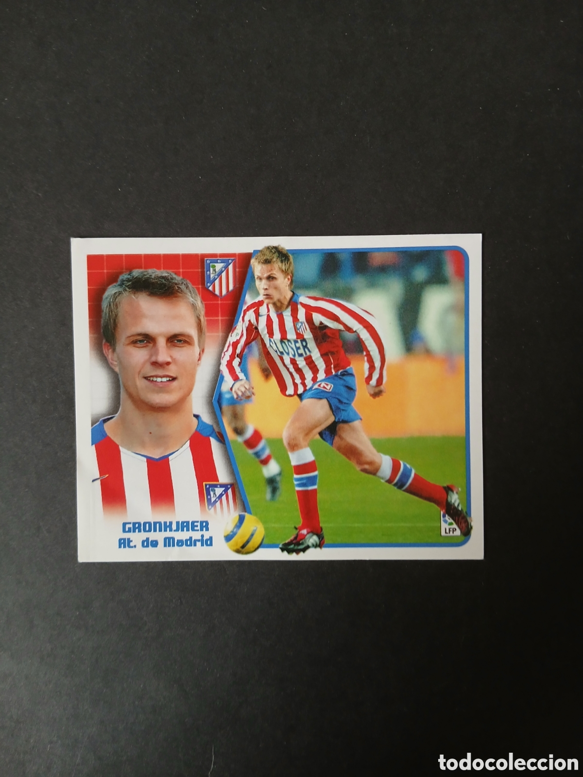 Cartes &agrave; collectionner de Football: GRONKJAER BAJA ATLETICO MADRID LIGA ESTE 2005/06 05 06 NUNCA PEGADO SIN PEGAR