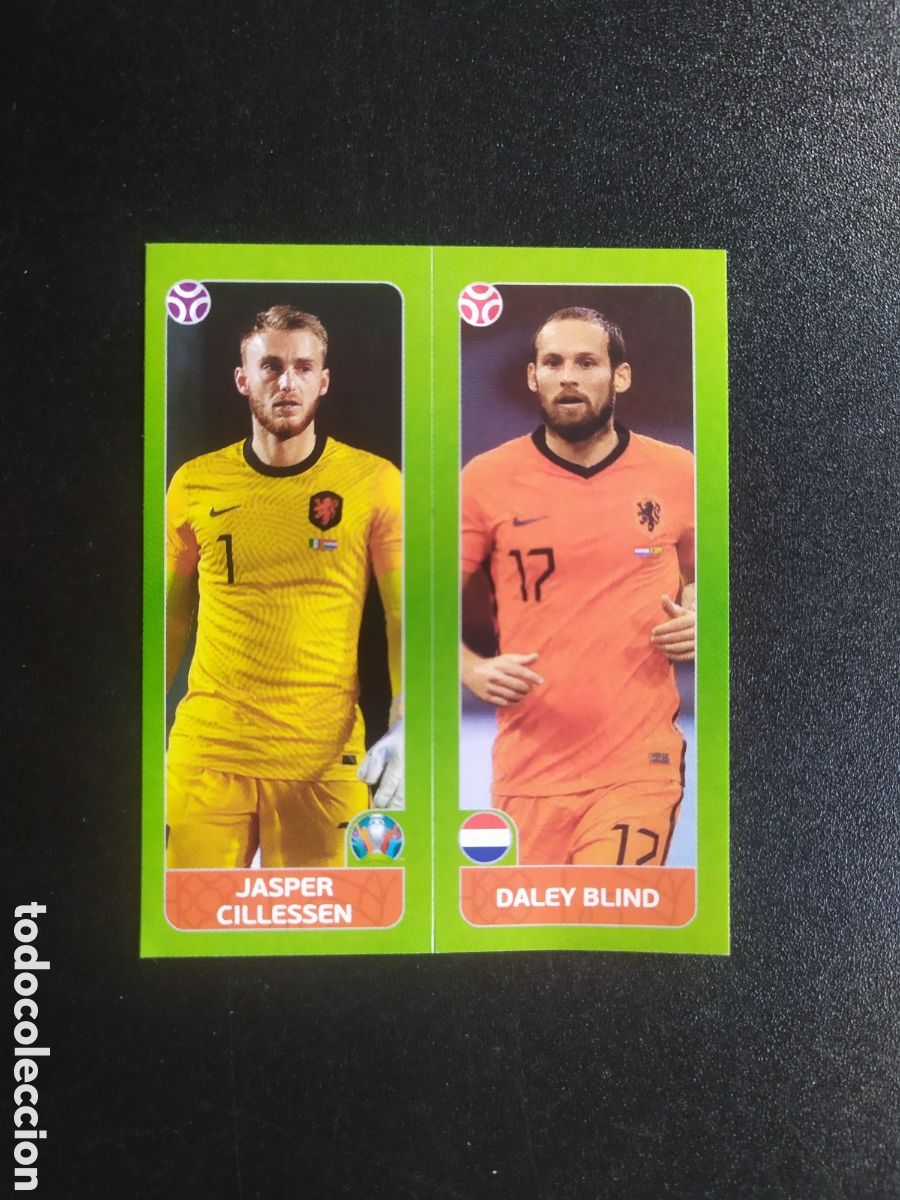 Figurine di Calcio: UEFA euro 2020 tournament edition panini Cillessen Blind n&deg; 262 Holanda