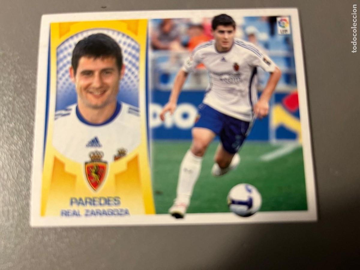Cromos de F&uacute;tbol: N&ordm; 7 PAREDES REAL ZARAGOZA ESTE LIGA 09 10