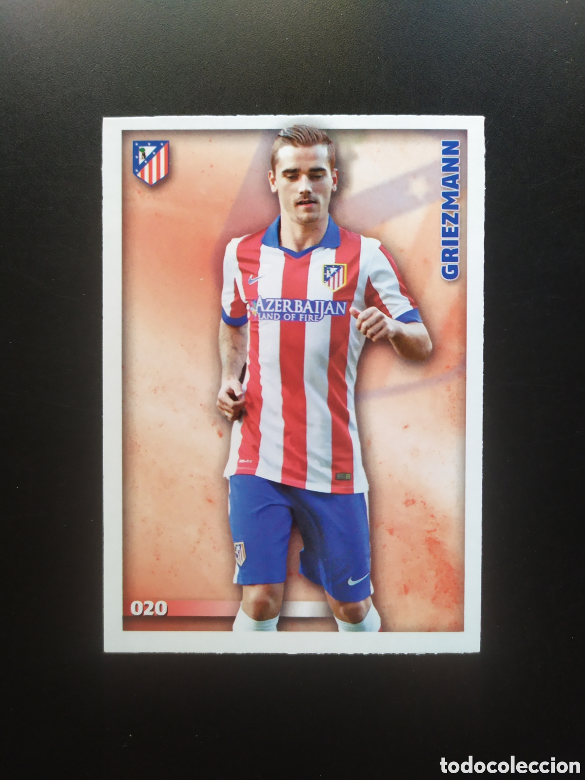 Fu&szlig;ball-Sticker: Mundicromo fichas Liga 2014 2015 14 15 Griezmann n&deg; 20 Atl&eacute;tico Madrid