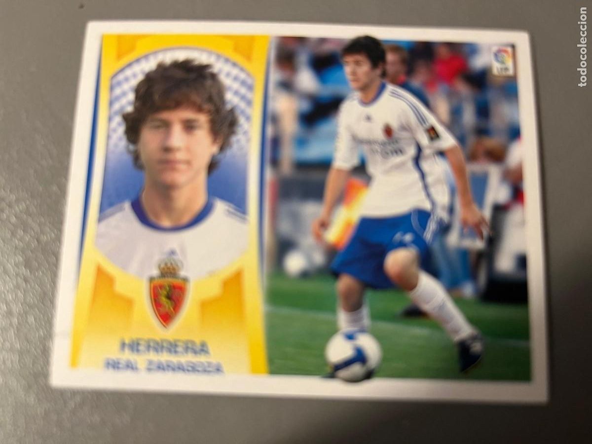 Cromos de F&uacute;tbol: N&ordm; 10 HERRERA REAL ZARAGOZA ESTE LIGA 09 10