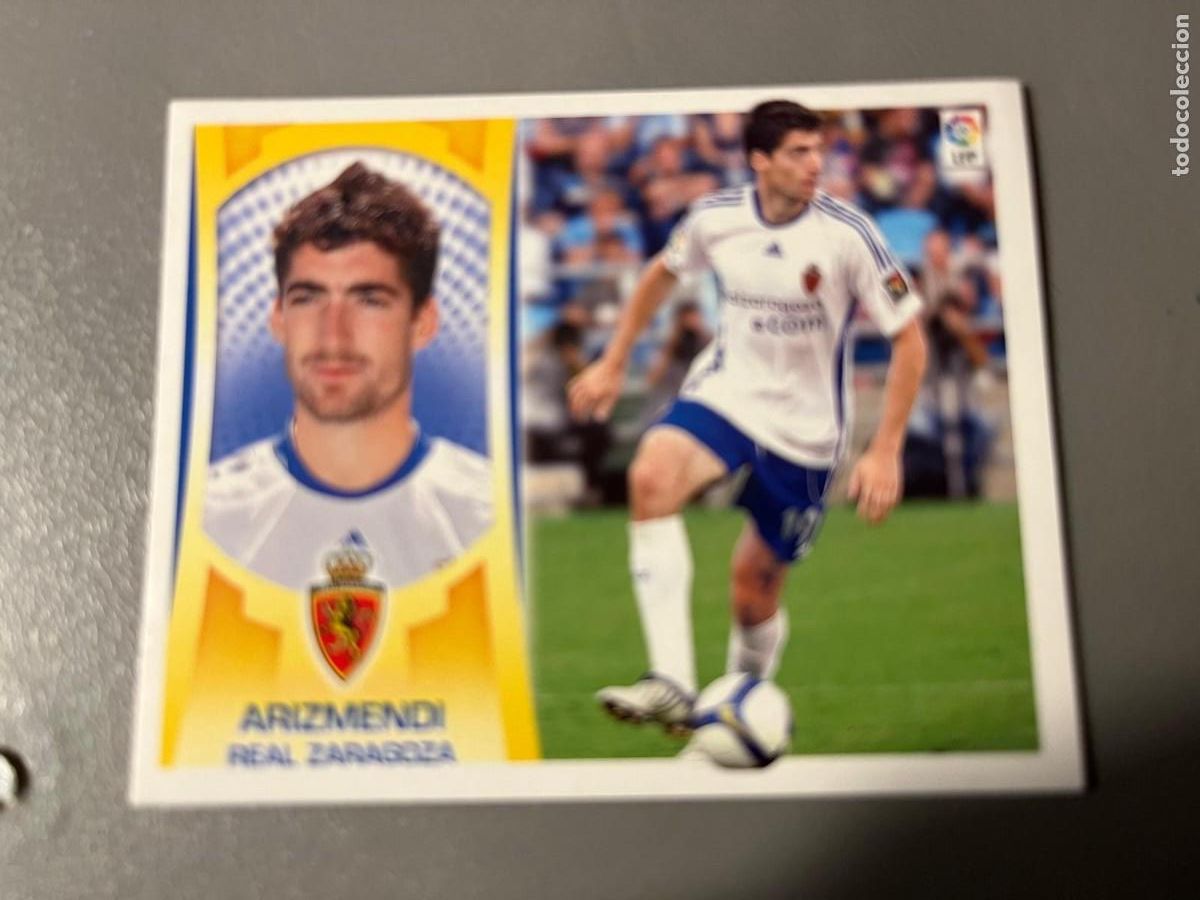 Cromos de F&uacute;tbol: N&ordm; 15 A ARIZMENDI REAL ZARAGOZA ESTE LIGA 09 10