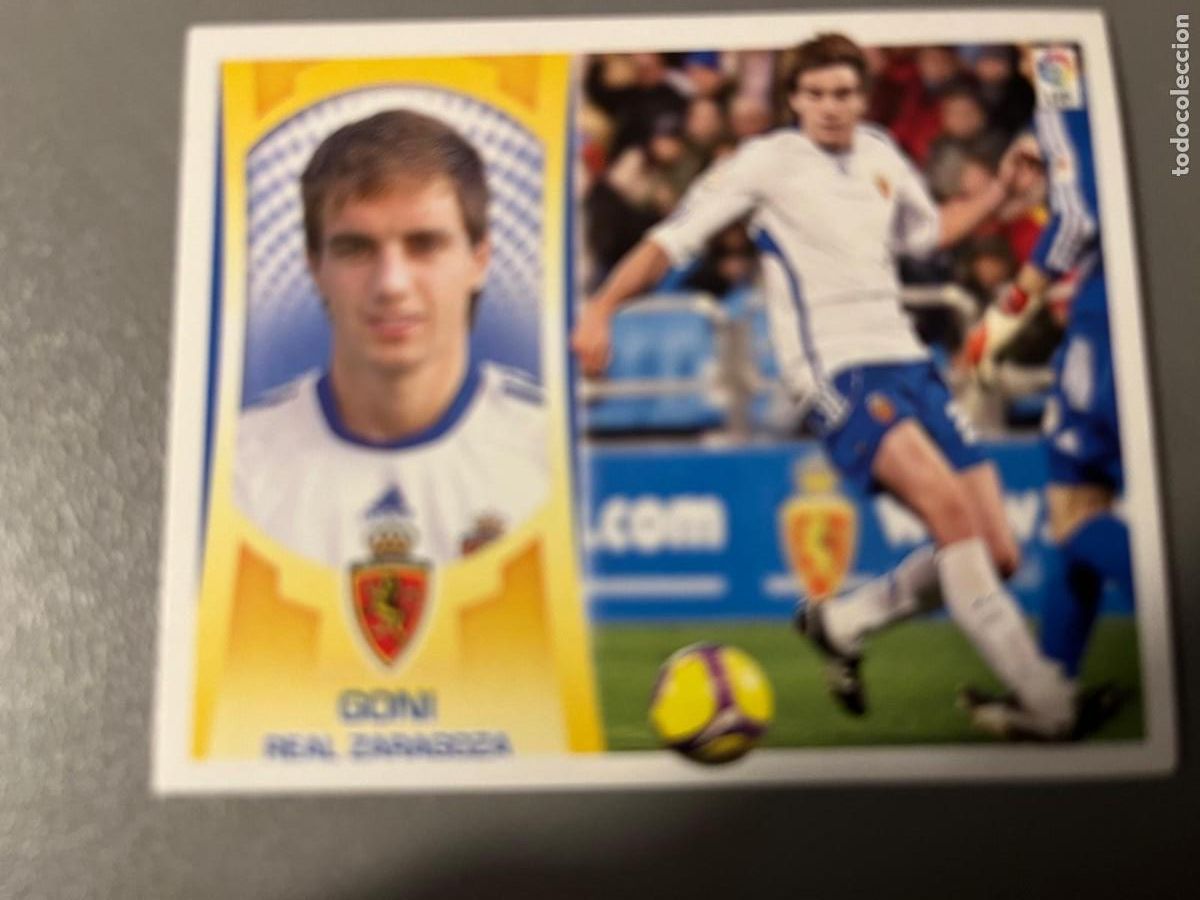 Cromos de F&uacute;tbol: N&ordm; 6 B GONI REAL ZARAGOZA ESTE LIGA 09 10