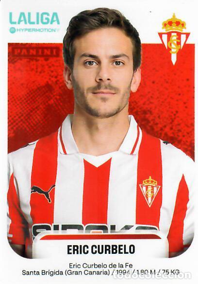 Cromos de F&uacute;tbol: PANINI HYPERMOTION 2025-26 (25 - 26) - N&ordm; 368 B - ERIC CURBELO - SPORTING DE GIJ&Oacute;N