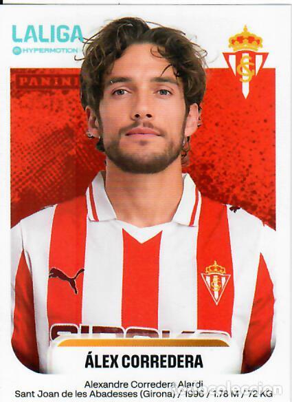 Cromos de F&uacute;tbol: PANINI HYPERMOTION 2025-26 (25 - 26) - N&ordm; 375 - &Aacute;LEX CORREDERA - SPORTING DE GIJ&Oacute;N