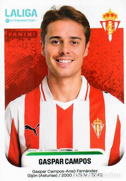 Cromos de F&uacute;tbol: PANINI HYPERMOTION 2025-26 (25 - 26) - N&ordm; 377 - GASPAR CAMPOS - SPORTING DE GIJ&Oacute;N